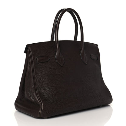Hermes Togo Birkin 30 Chocolate 2 of 13