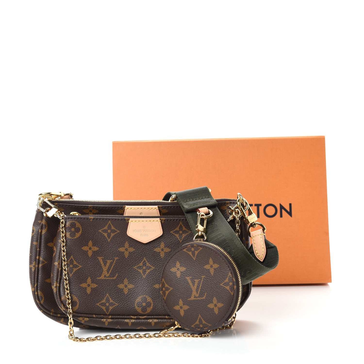 Louis Vuitton Monogram Multi Pochette Accessories Kaki 14 of 14