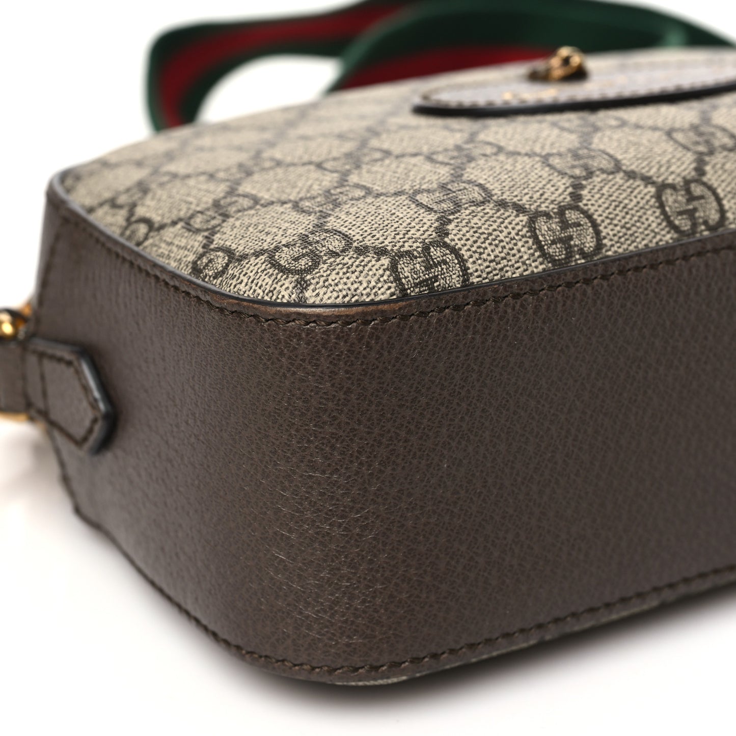 GG Supreme Monogram Web Neo Vintage Shoulder Bag Beige New Acero Crop