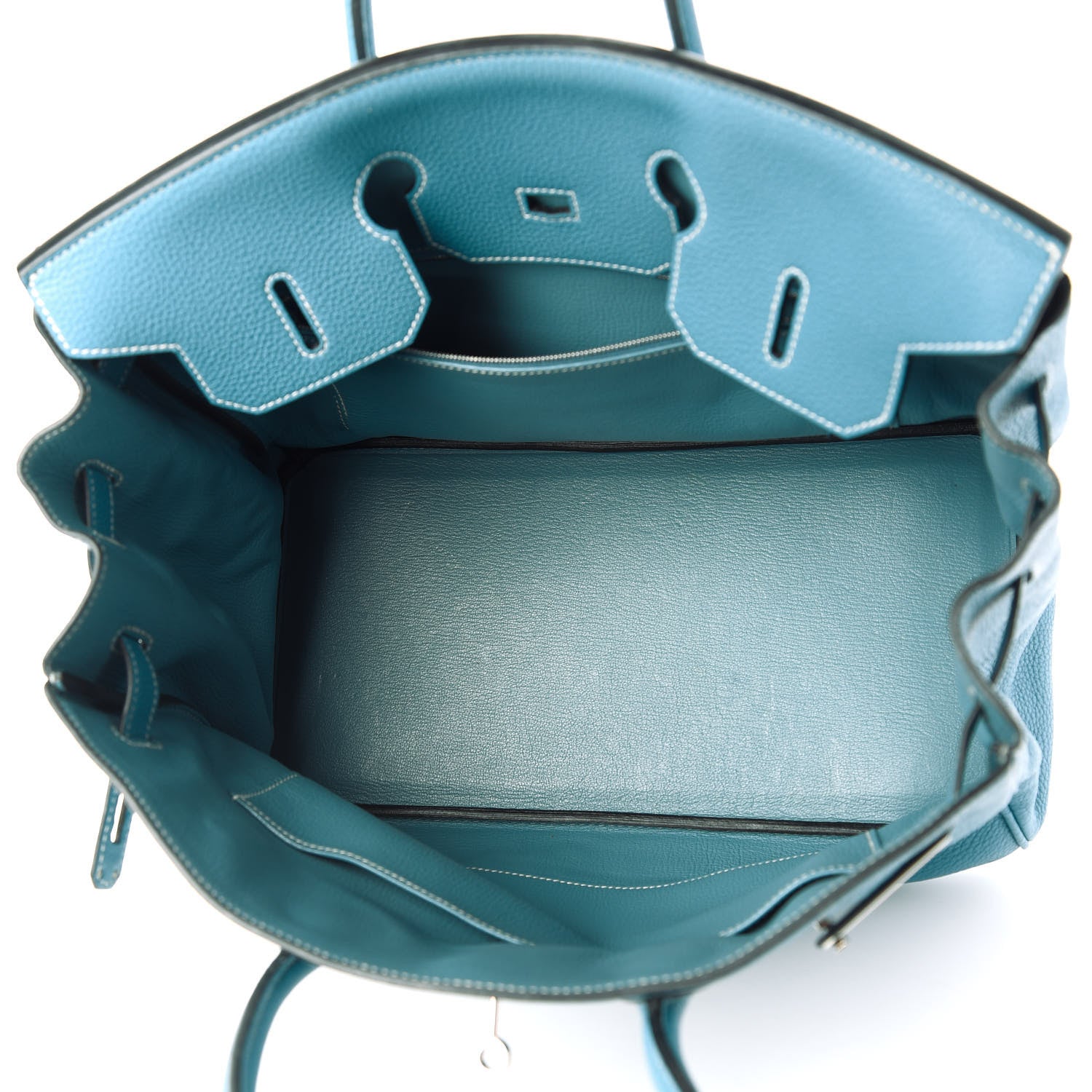 Hermes Togo Birkin 35 Blue Jean 5 of 10