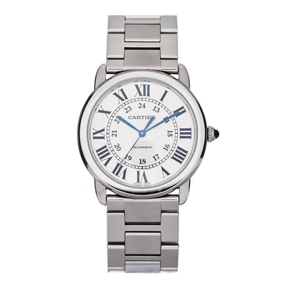 Cartier Stainless Steel 36mm Ronde Solo Automatic Watch 2 of 8