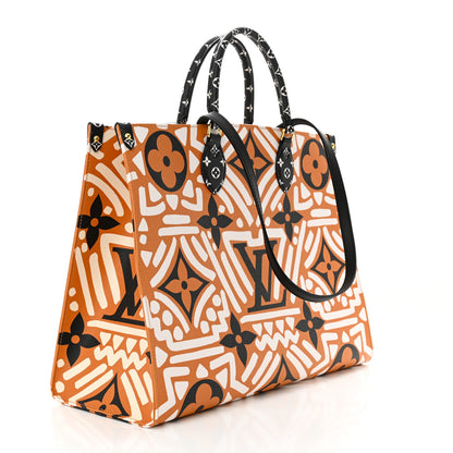 Louis Vuitton Monogram Giant Crafty Onthego GM Crème Caramel 2 of 8