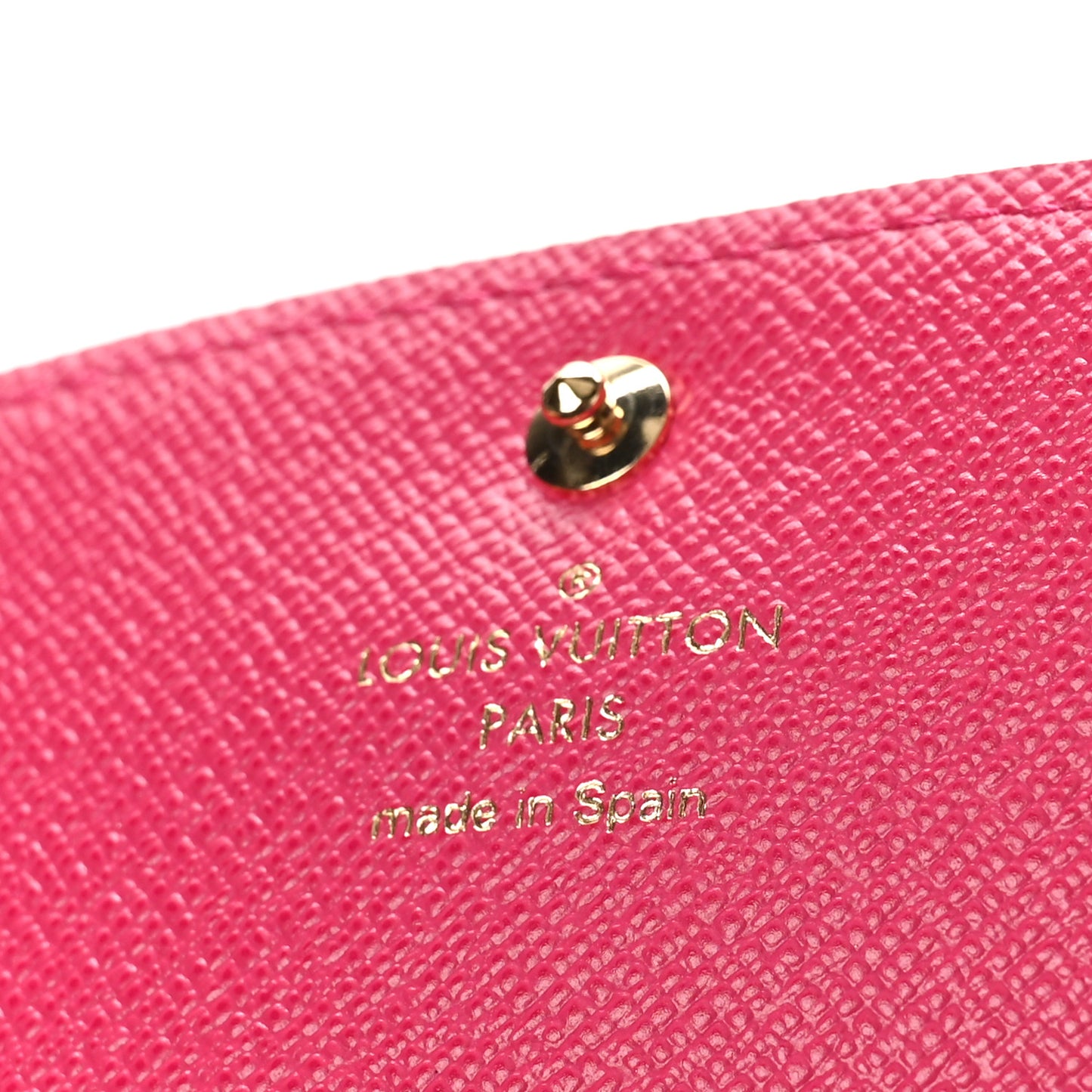 Monogram Bloom Flower Emilie Wallet Fuchsia
