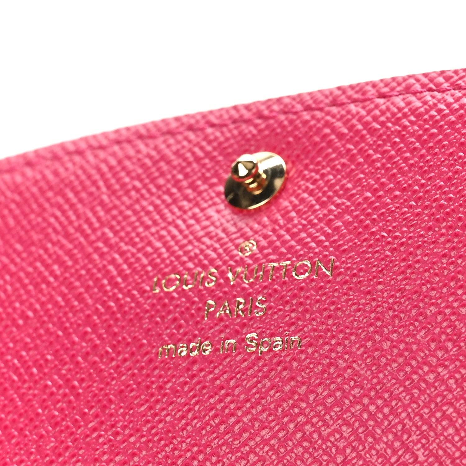 Louis Vuitton Monogram Bloom Flower Emilie Wallet Fuchsia 6 of 9