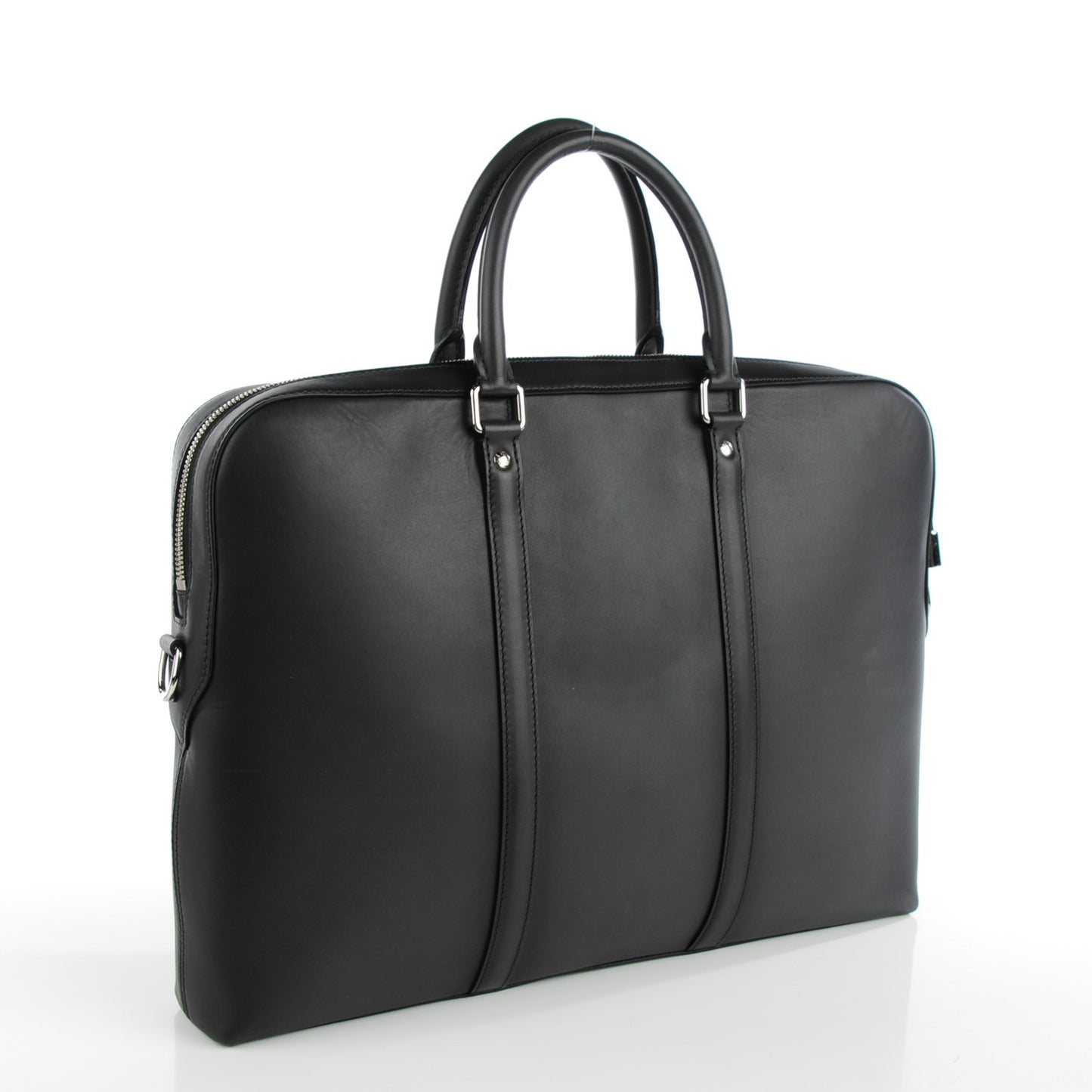 Cuir Ombre Porte-Documents Voyage Bandouliere Charcoal