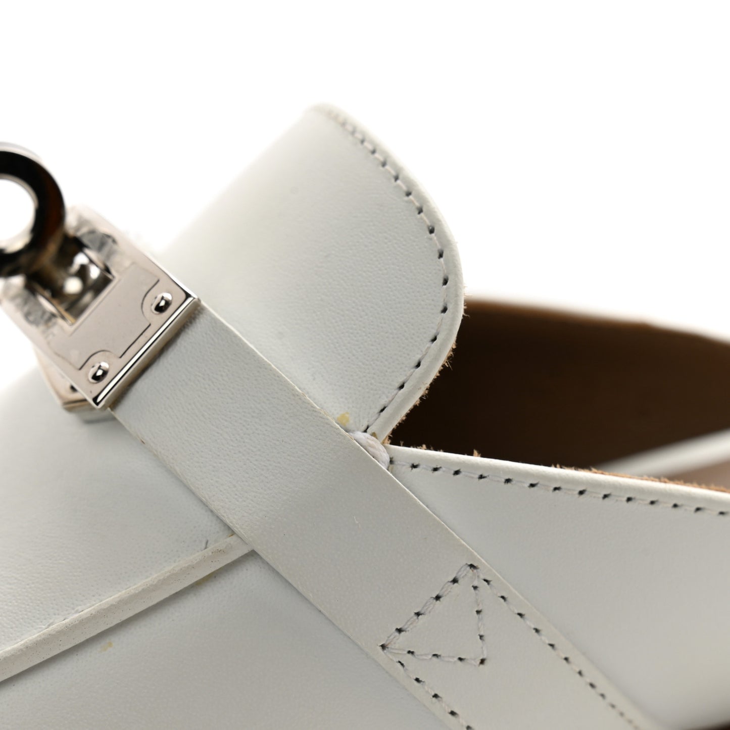 Calfskin Oz Mules 35 White