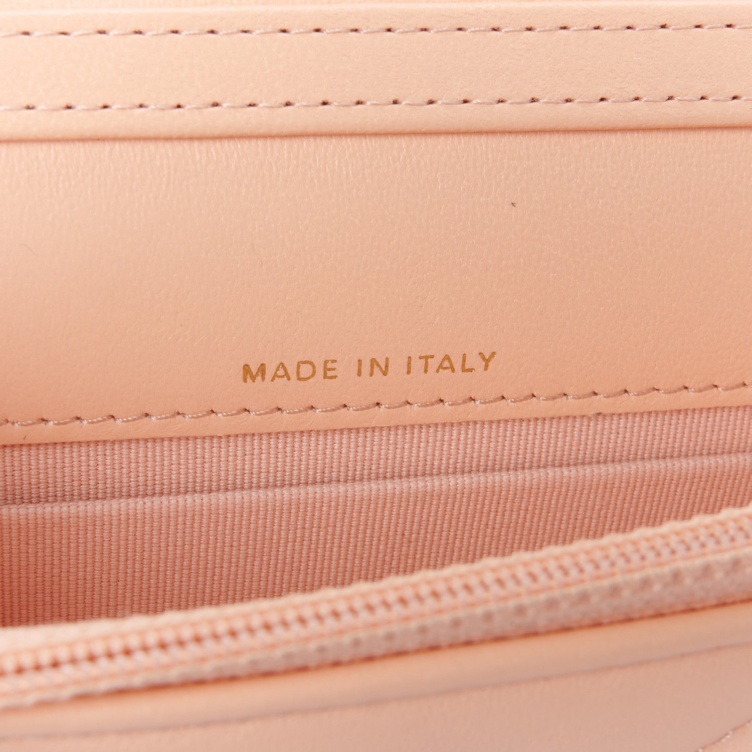 Chanel Lambskin Quilted Chanel 19 Clutch With Chain Light Orange 7 of 11