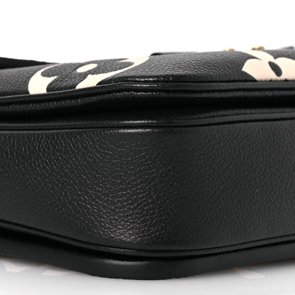Louis Vuitton Empreinte Monogram Giant Pochette Metis Black Beige 10 of 14