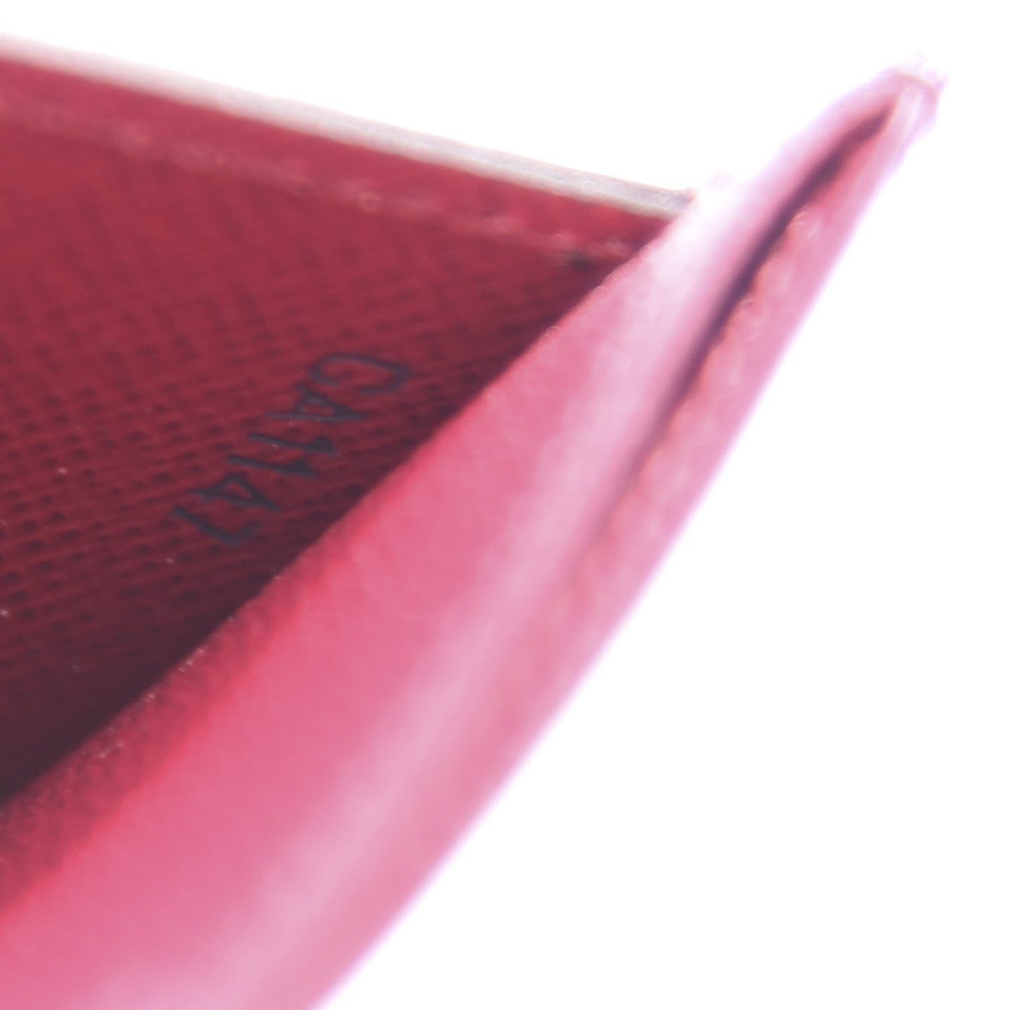 Monogram Card Holder Fuchsia