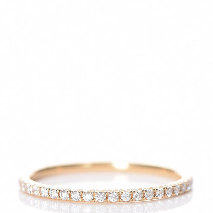 Tiffany 18K Yellow Gold Diamond Metro Ring 7 4 of 5