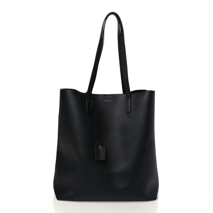 Saint Laurent Calfskin North-South Shopping Tote Black 3 of 10