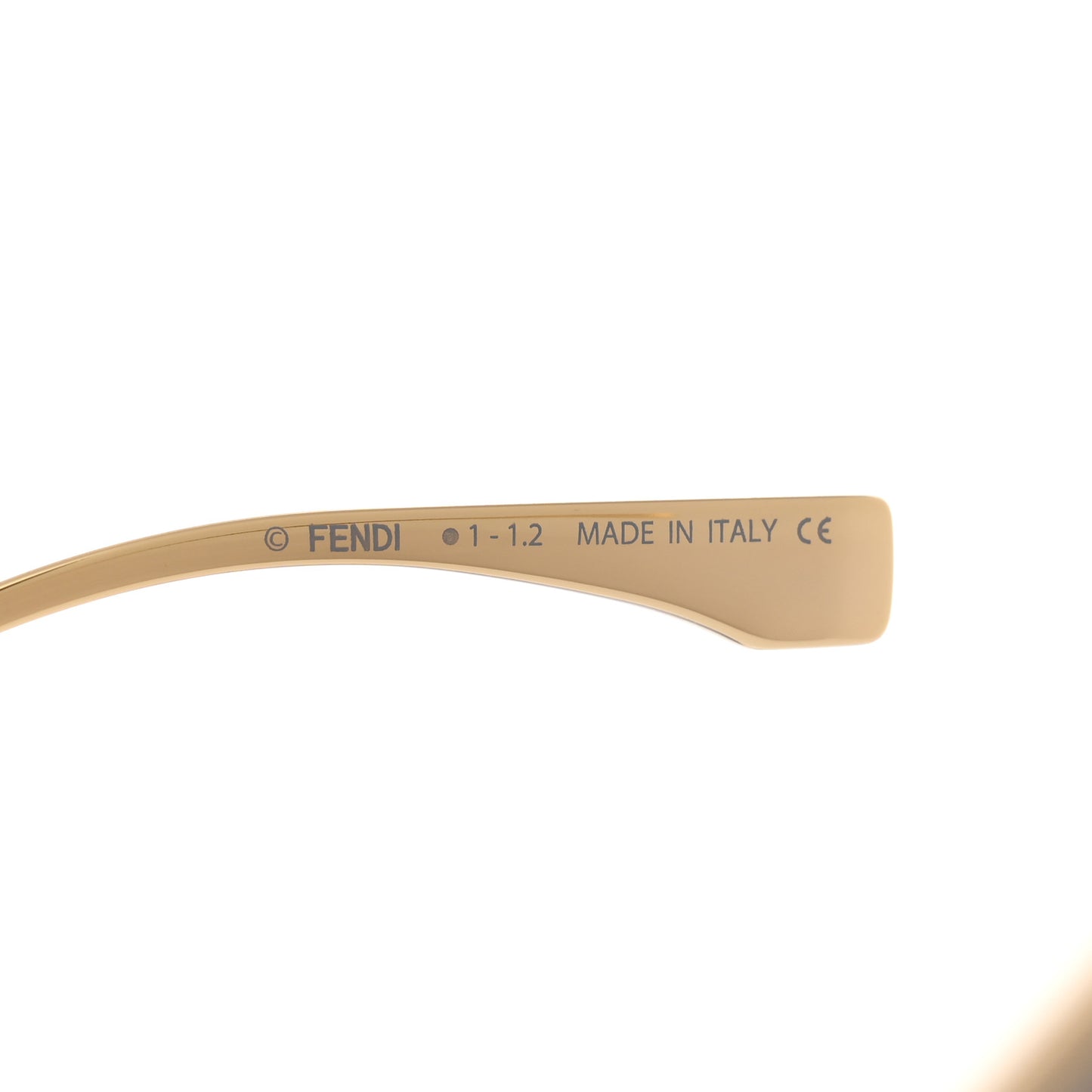 Metal Disco Geometric Sunglasses FE 40051/U Gold