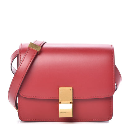 Celine Box Calfskin Small Classic Box Flap Bag Red 1 of 9