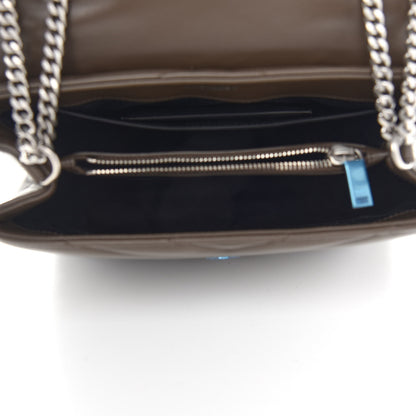 Saint Laurent Calfskin Y Quilted Monogram Small Loulou Chain Satchel Faggio 5 of 9