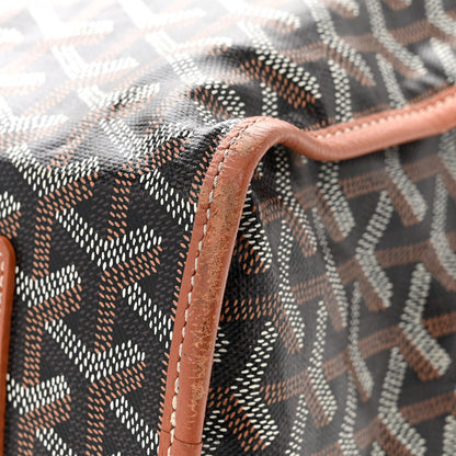 Goyard Goyardine Saint Leger Soft Briefcase Backpack Black Gold 10 of 19