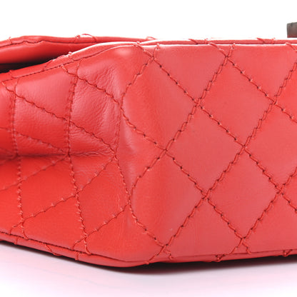 Chanel Calfskin Stitched 2.55 Reissue 226 Flap Red 8 of 9