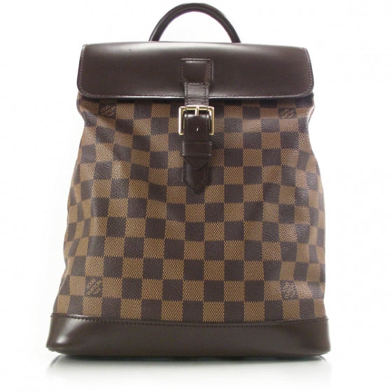 Louis Vuitton Damier Ebene Soho Backpack 1 of 10