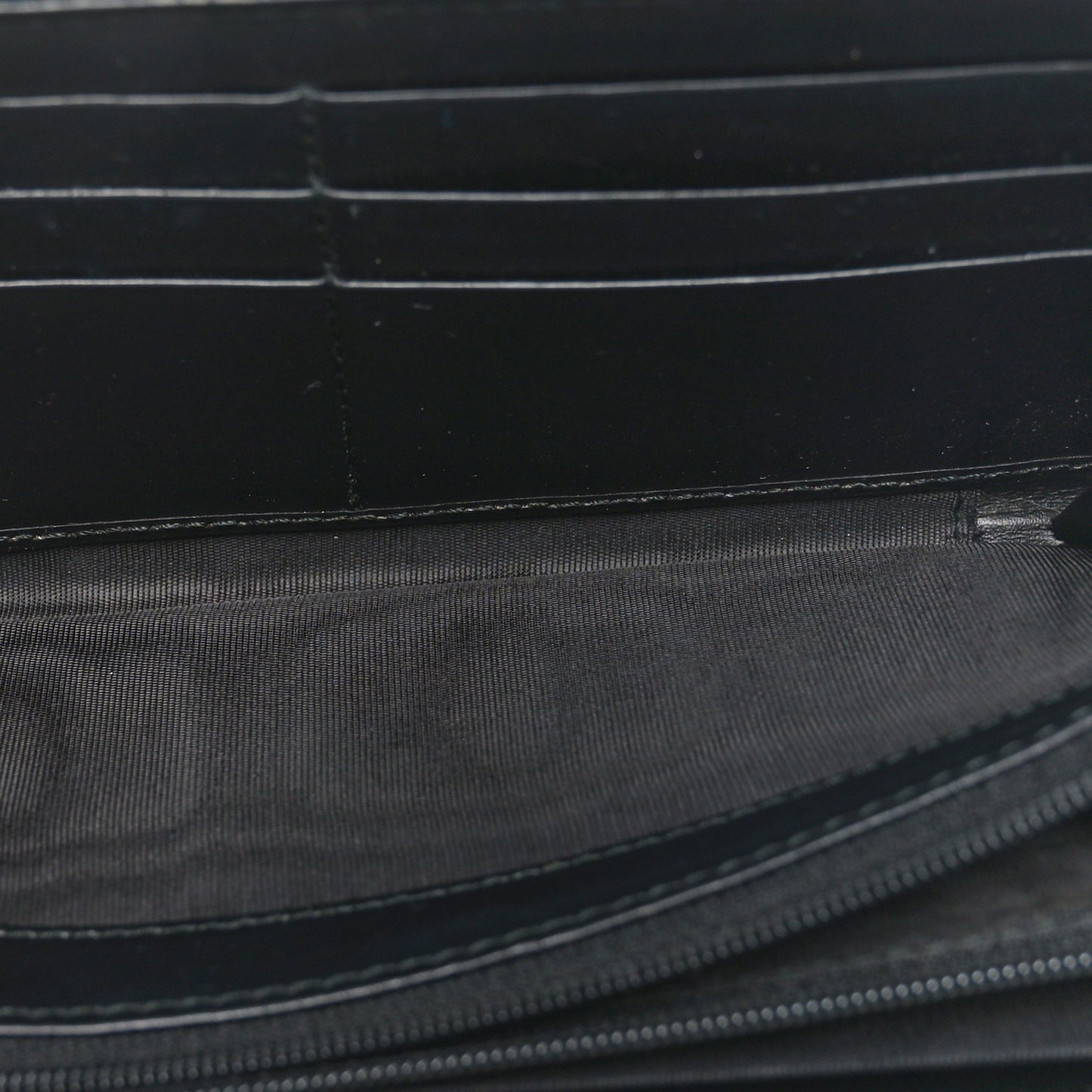 Guccissima Zip Around Wallet Blue