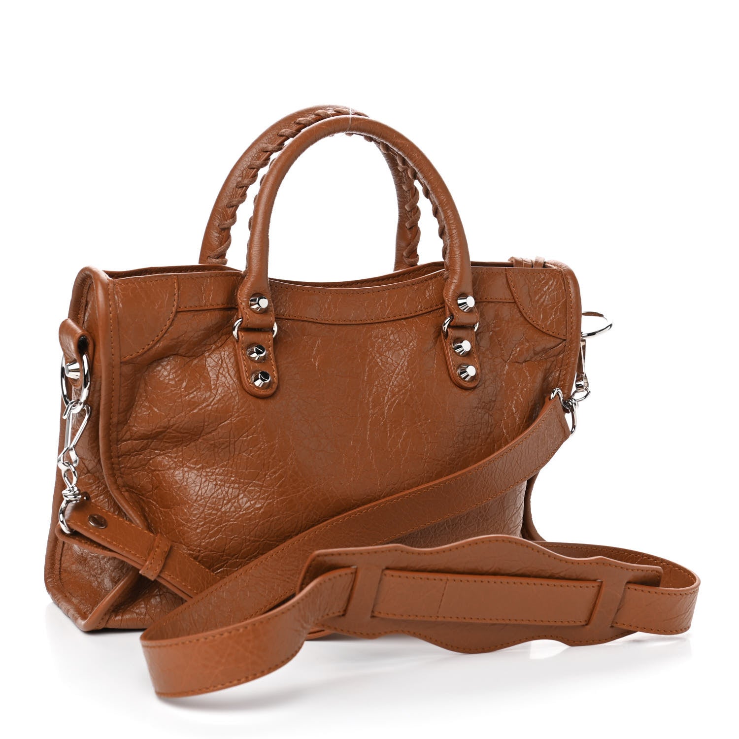 Balenciaga Agneau Classic Silver Hardware S City Camel 2 of 4
