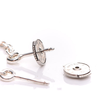 Hermes Sterling Silver Farandole Drop Earrings 5 of 5