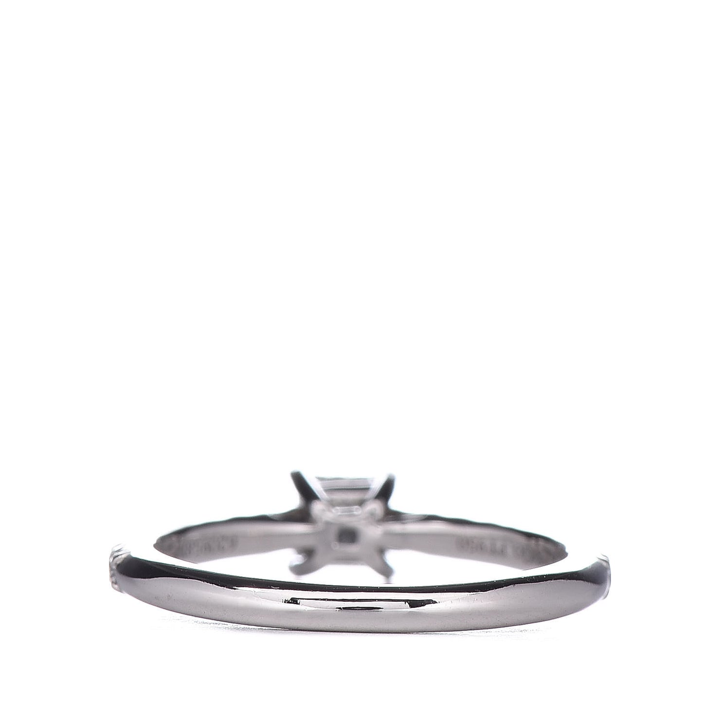 Platinum Diamond .30ct Novo Princess Cut Engagement Ring 49 4.75