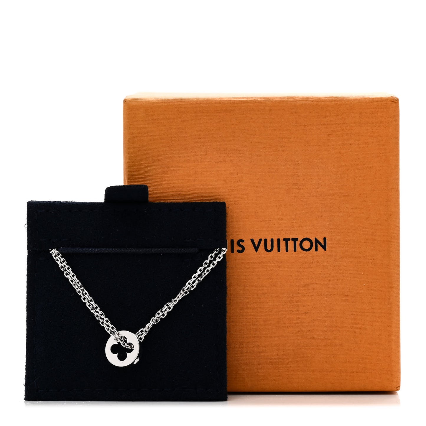 18K White Gold Empreinte Chain Bracelet