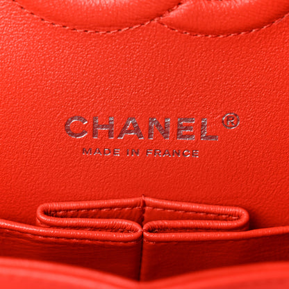 Chanel Lambskin Quilted Medium Double Flap Red 6 of 12