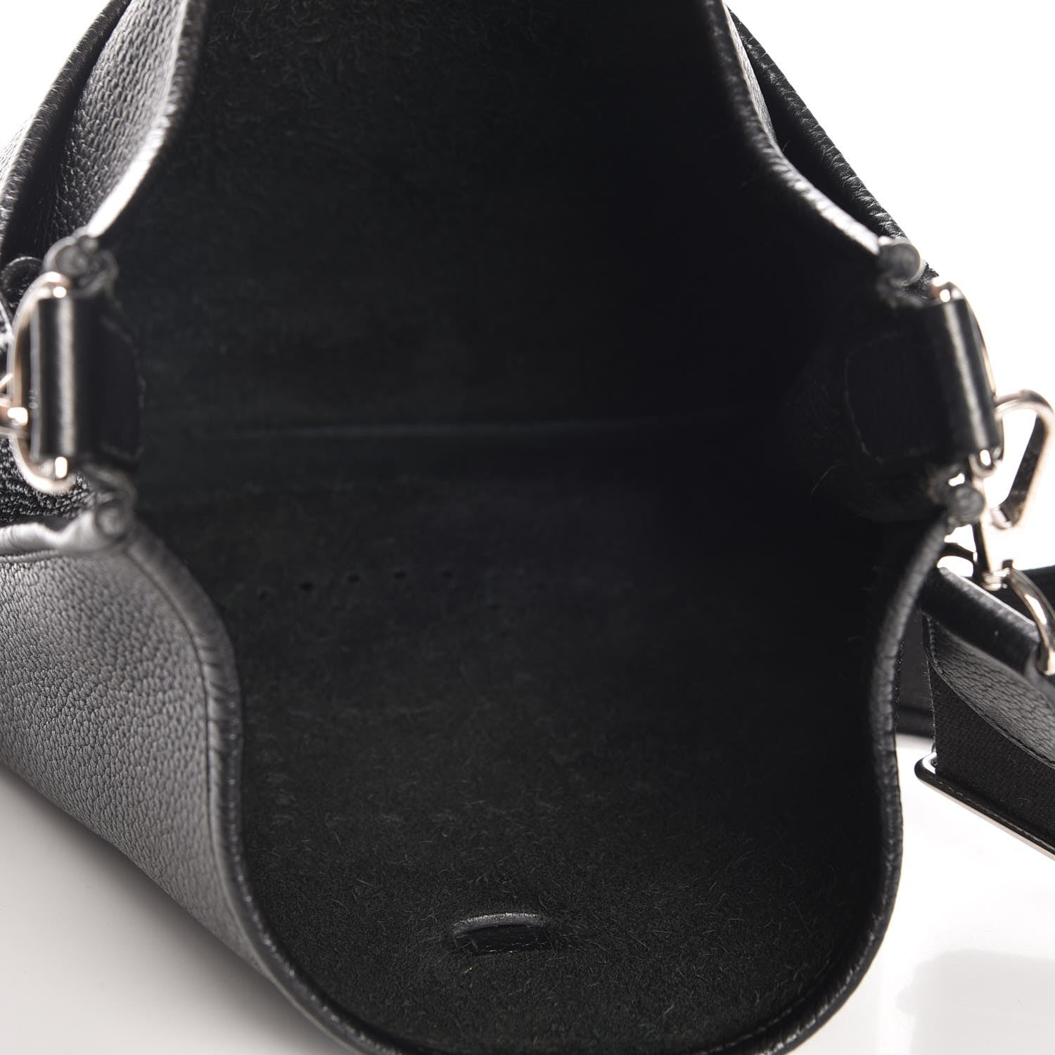 Hermes Taurillon Clemence Evelyne III PM Black 5 of 7