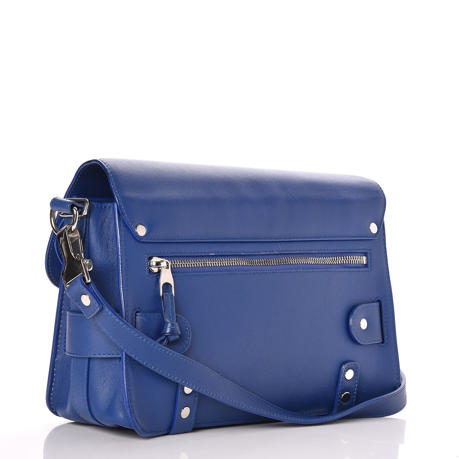 Proenza Schouler Smooth Calf PS11 Classic Shoulder Bag Royal Blue 3 of 16