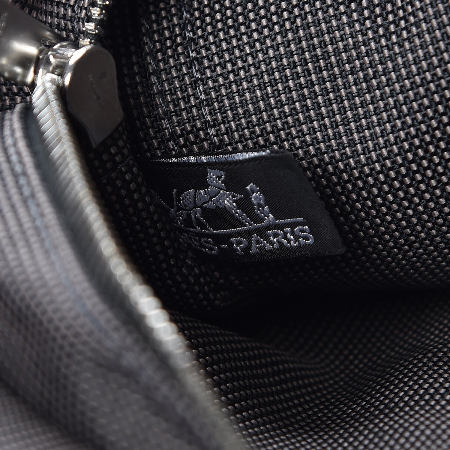 Hermes Canvas Herline PM Tote Grey 6 of 7