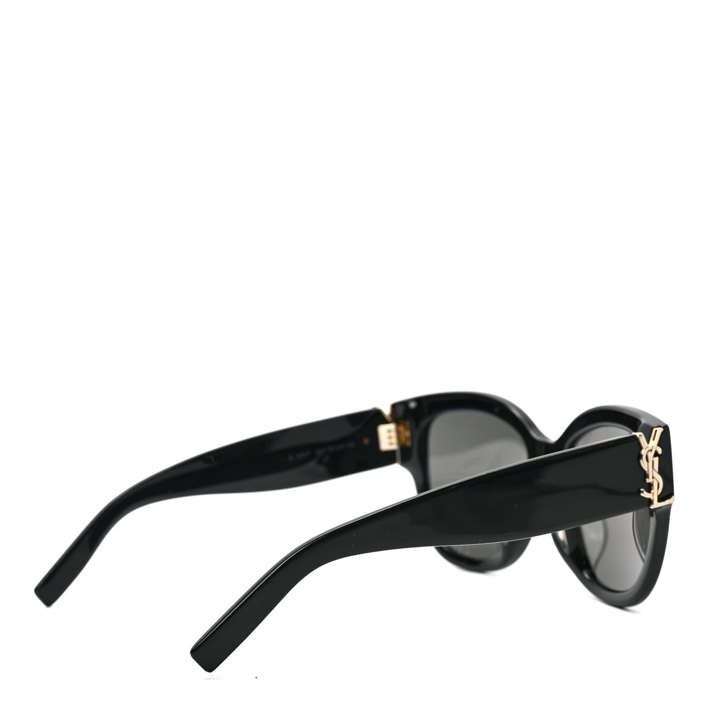 Acetate Cateye Sunglasses SL M95 F Black