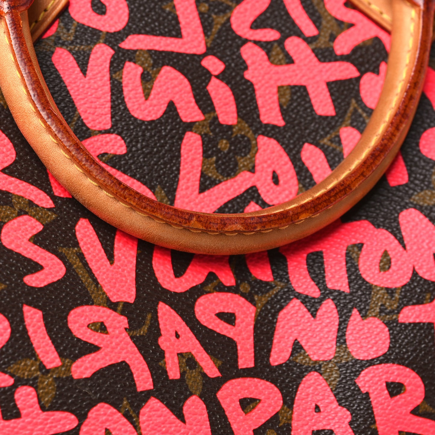 Monogram Graffiti Speedy 30 Fuchsia