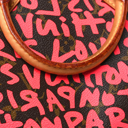 Louis Vuitton Monogram Graffiti Speedy 30 Fuchsia 10 of 11