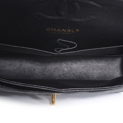 Chanel Caviar Quilted Medium Double Flap Black 6 of 8