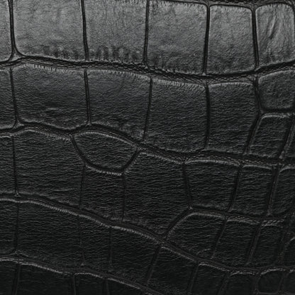 Celine Crocodile Embossed CELINE Calfskin Crocodile Embossed Medium Phantom Luggage Black Medium Phantom Luggage Black 15 of 16