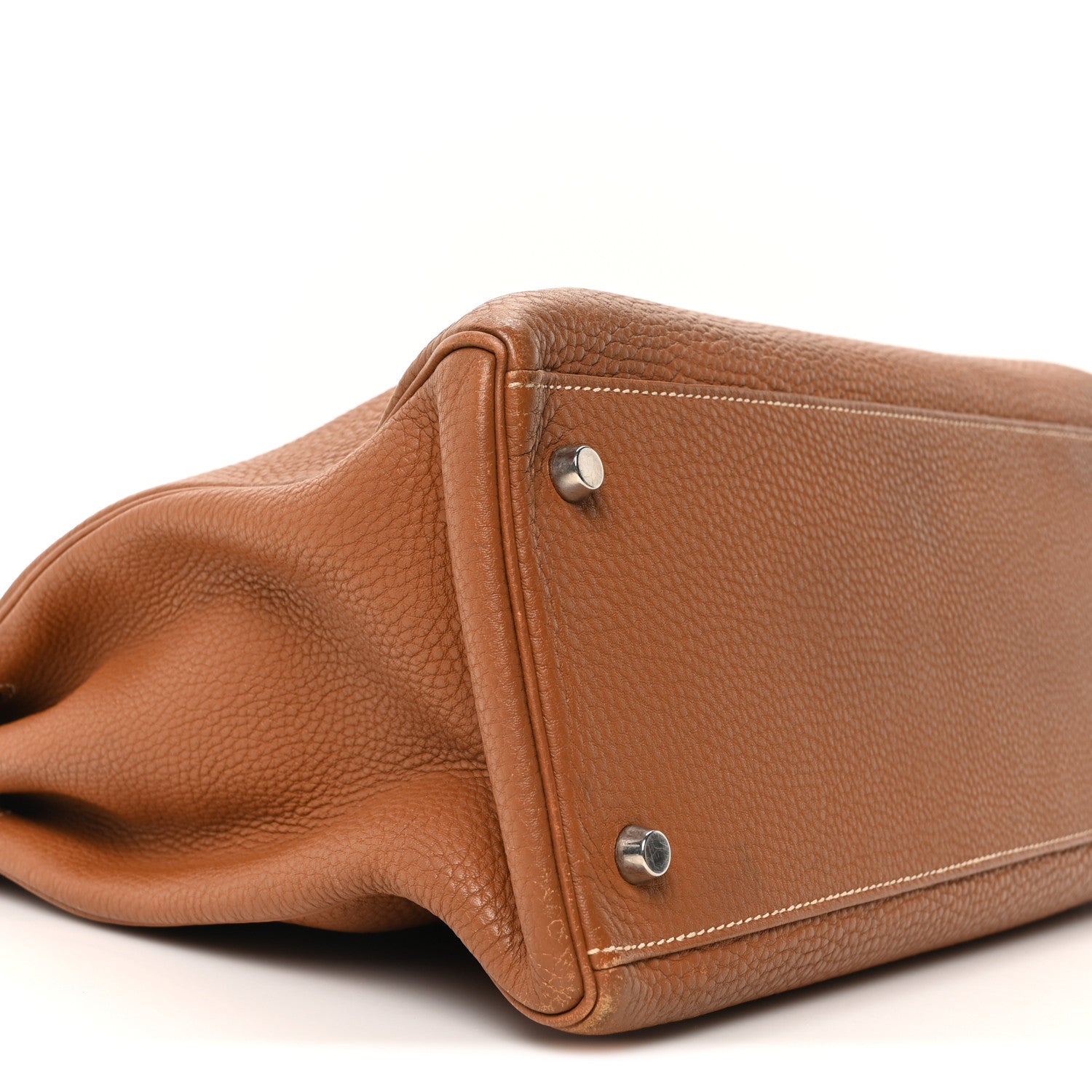 Hermes Taurillon Clemence Kelly Retourne 35 Gold 9 of 10