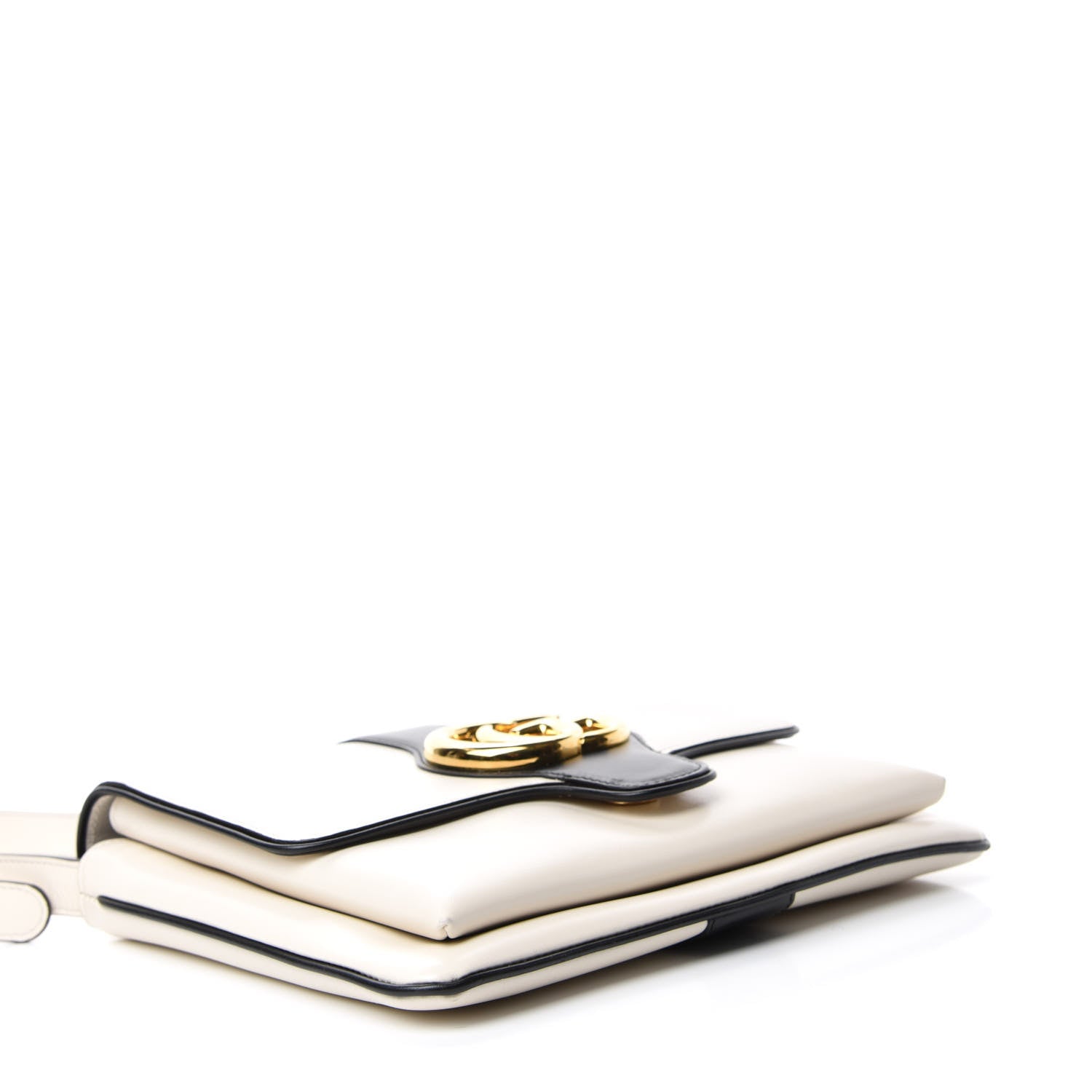 Gucci Calfskin Medium Arli Flap Shoulder Bag White 4 of 10