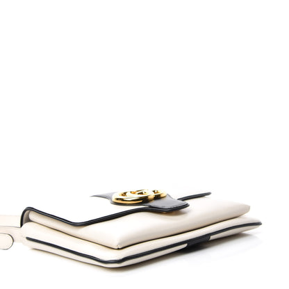 Gucci Calfskin Medium Arli Flap Shoulder Bag White 4 of 10