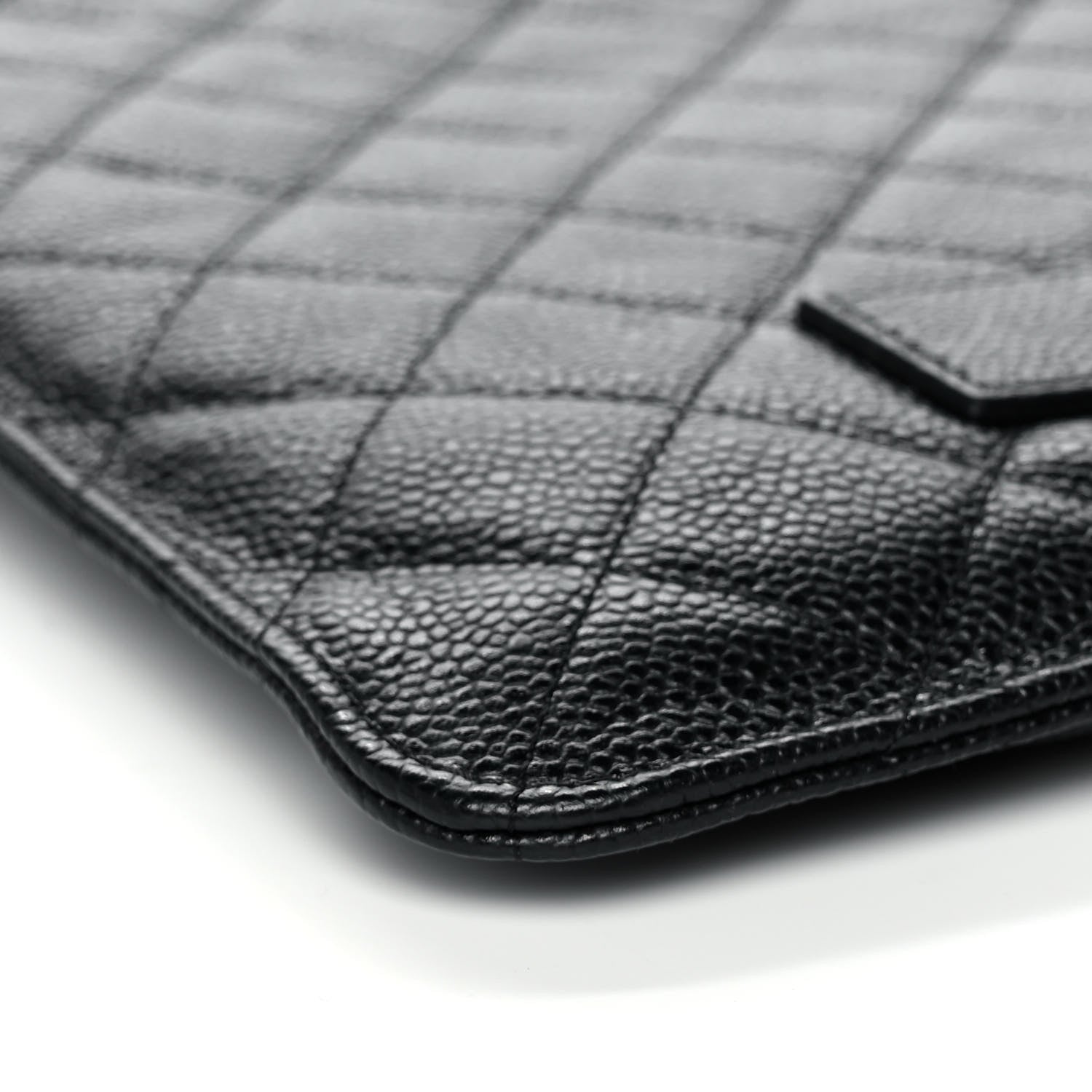 Chanel Caviar Quilted Document Portfolio Holder Black 9 of 12
