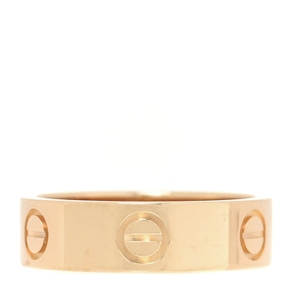 Cartier 18K Yellow Gold 5.5mm LOVE Ring 54 7 1 of 5