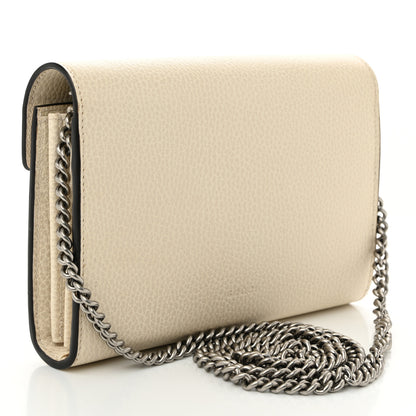 Gucci Dollar Calfskin Mini Dionysus Chain Wallet Mystic White 3 of 11