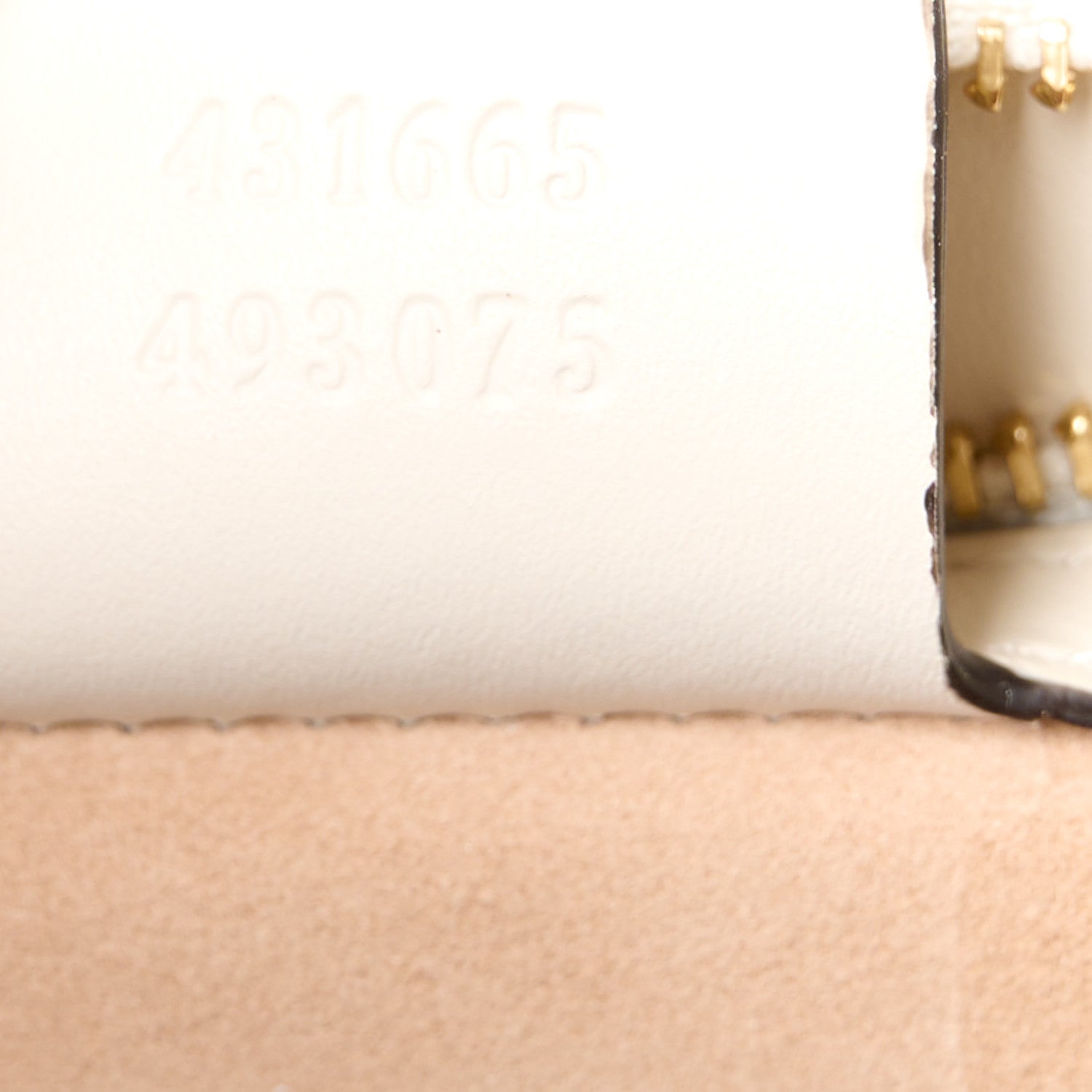 Gucci Calfskin Embroidered Medium Sylvie Top Handle Bag White 7 of 11