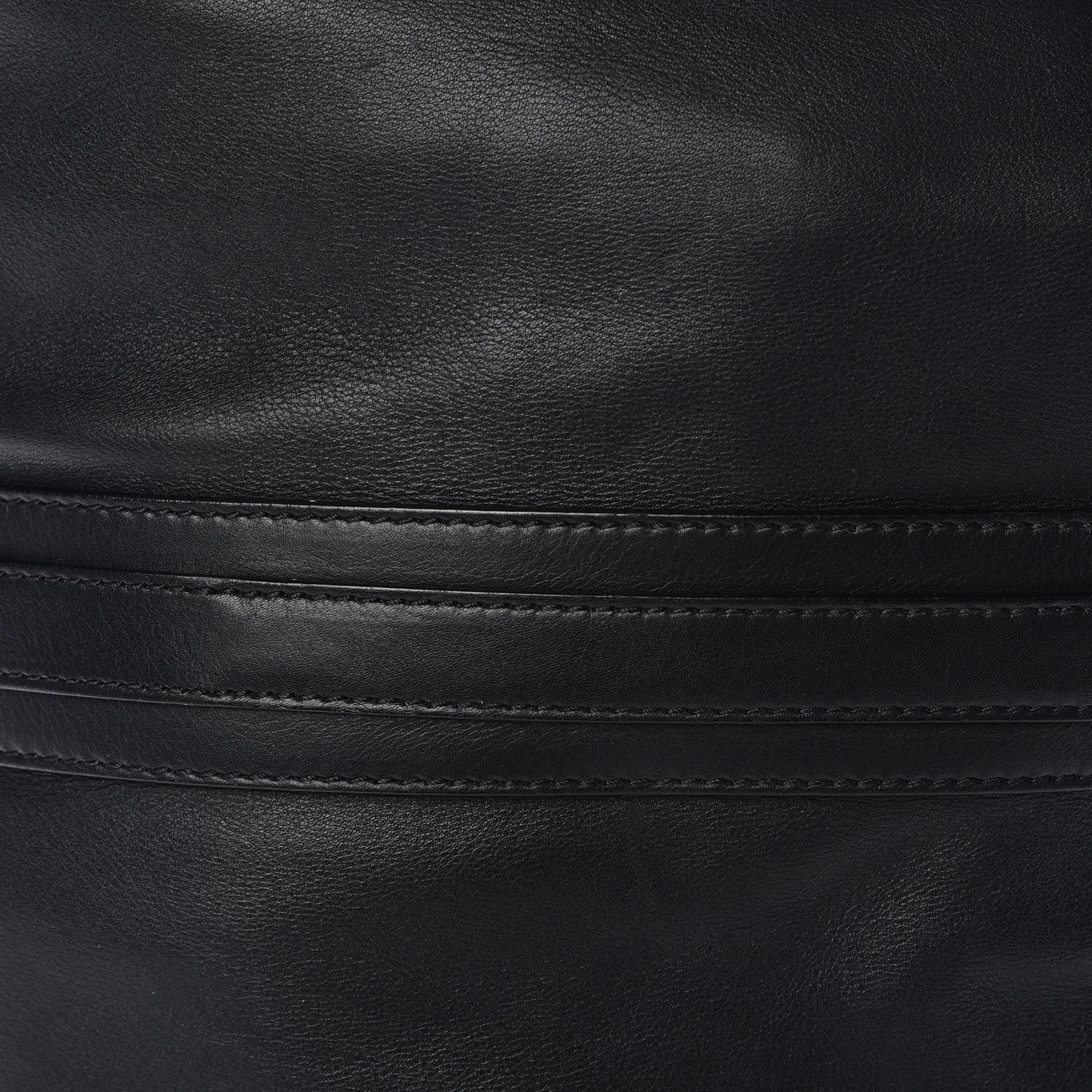 Burberry Calfskin Buckle Hobo Black 11 of 13