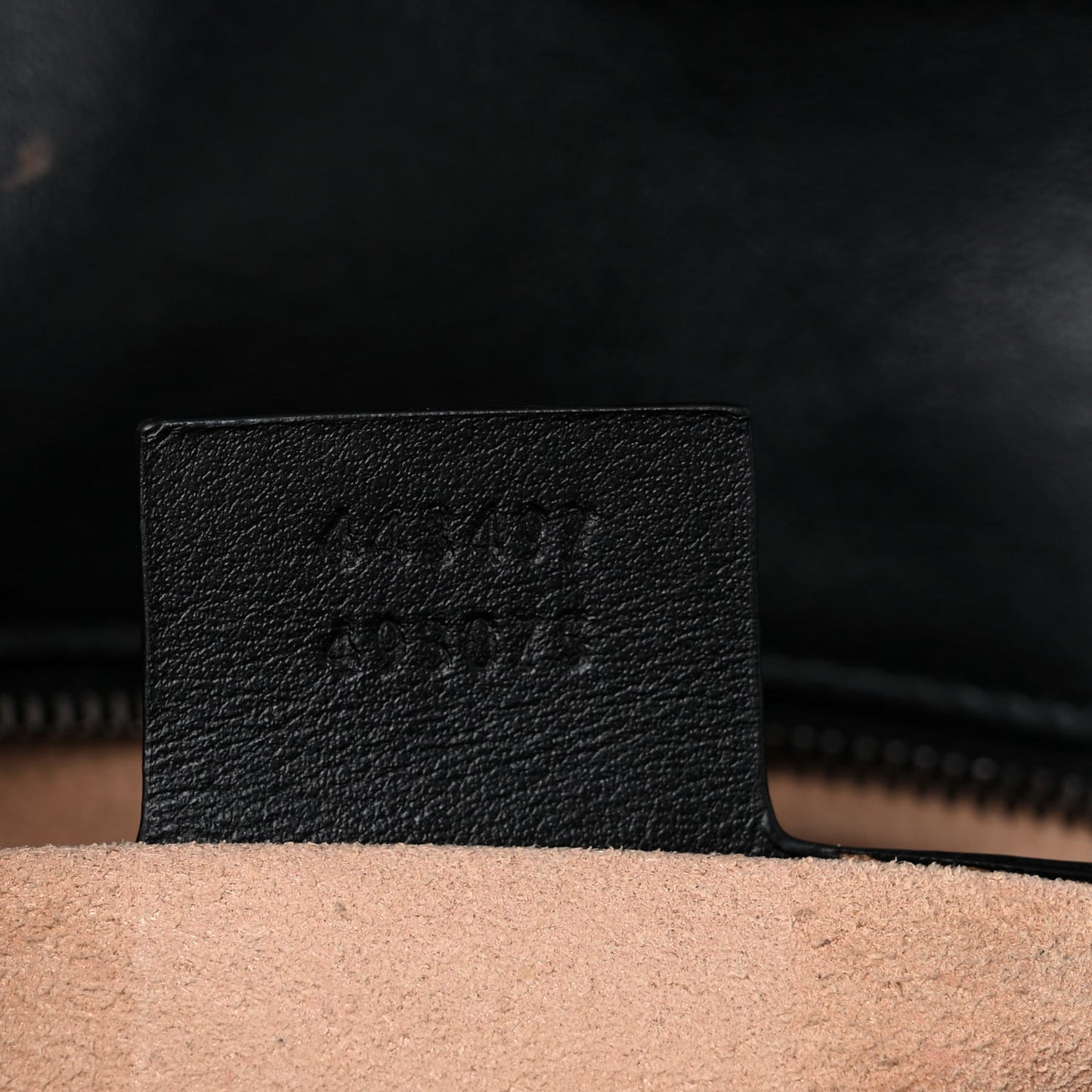 Calfskin Matelasse Small GG Marmont Shoulder Bag Black