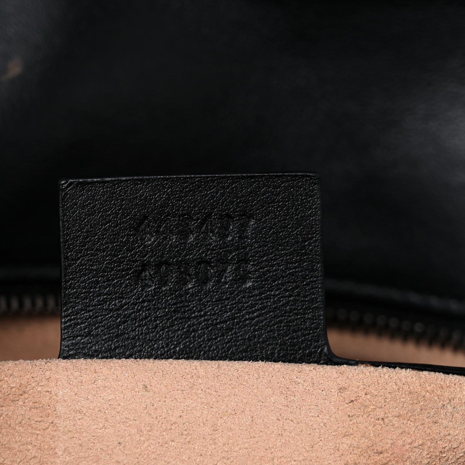 Gucci Calfskin Matelasse Small GG Marmont Shoulder Bag Black 7 of 17