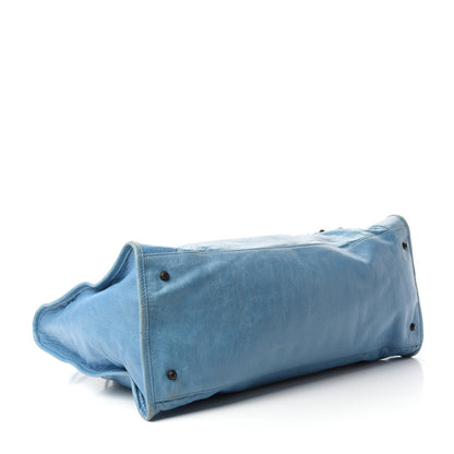 Balenciaga Agneau Classic Hardware Work Bleu Indigo 4 of 13