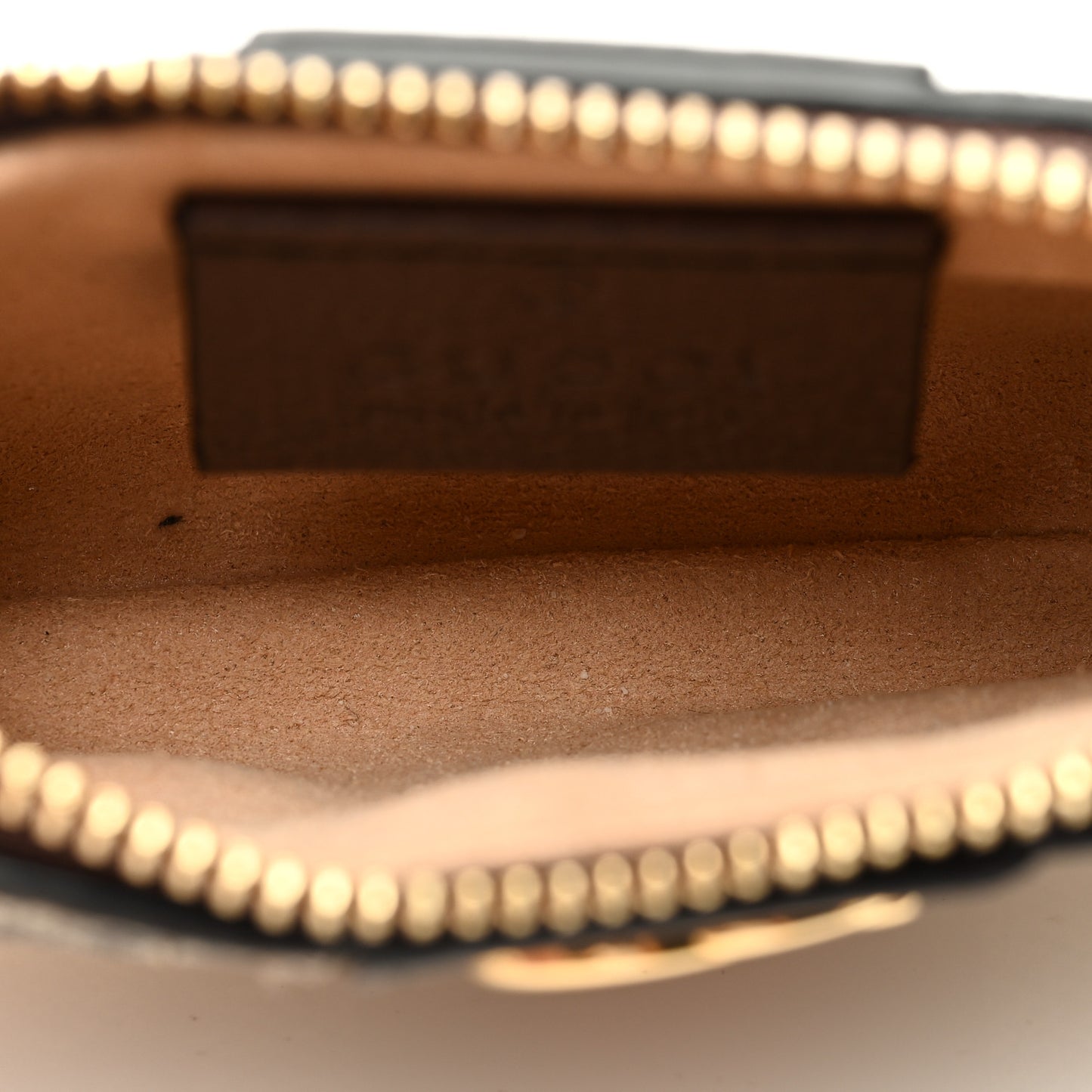 GG Supreme Monogram Web Ophidia Key Case Beige New Acero