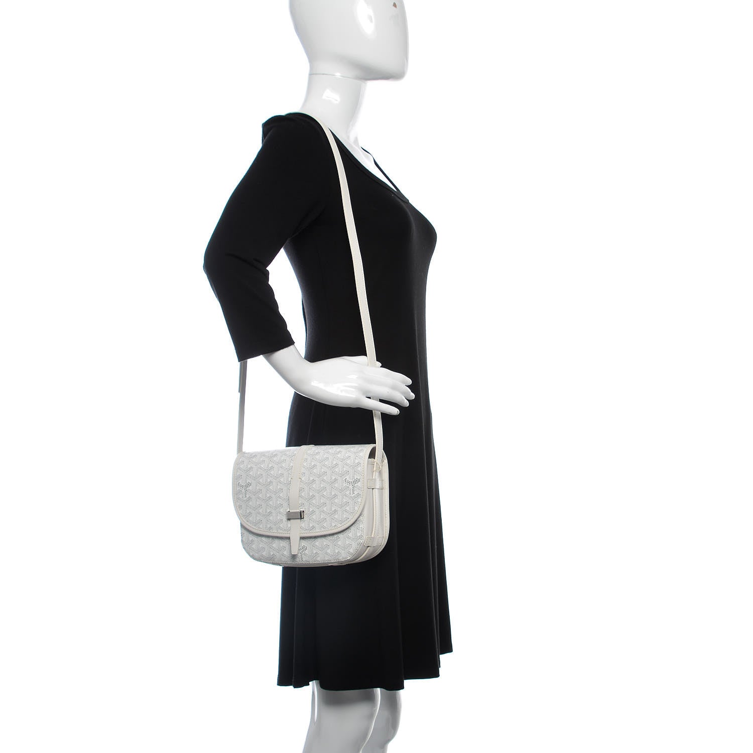 Goyard Goyardine Belvedere II PM Messenger Bag White 2 of 8