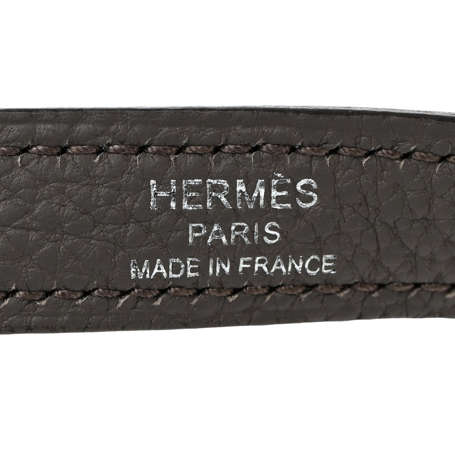 Hermes Togo Kelly Shoulder Strap Etain 4 of 5
