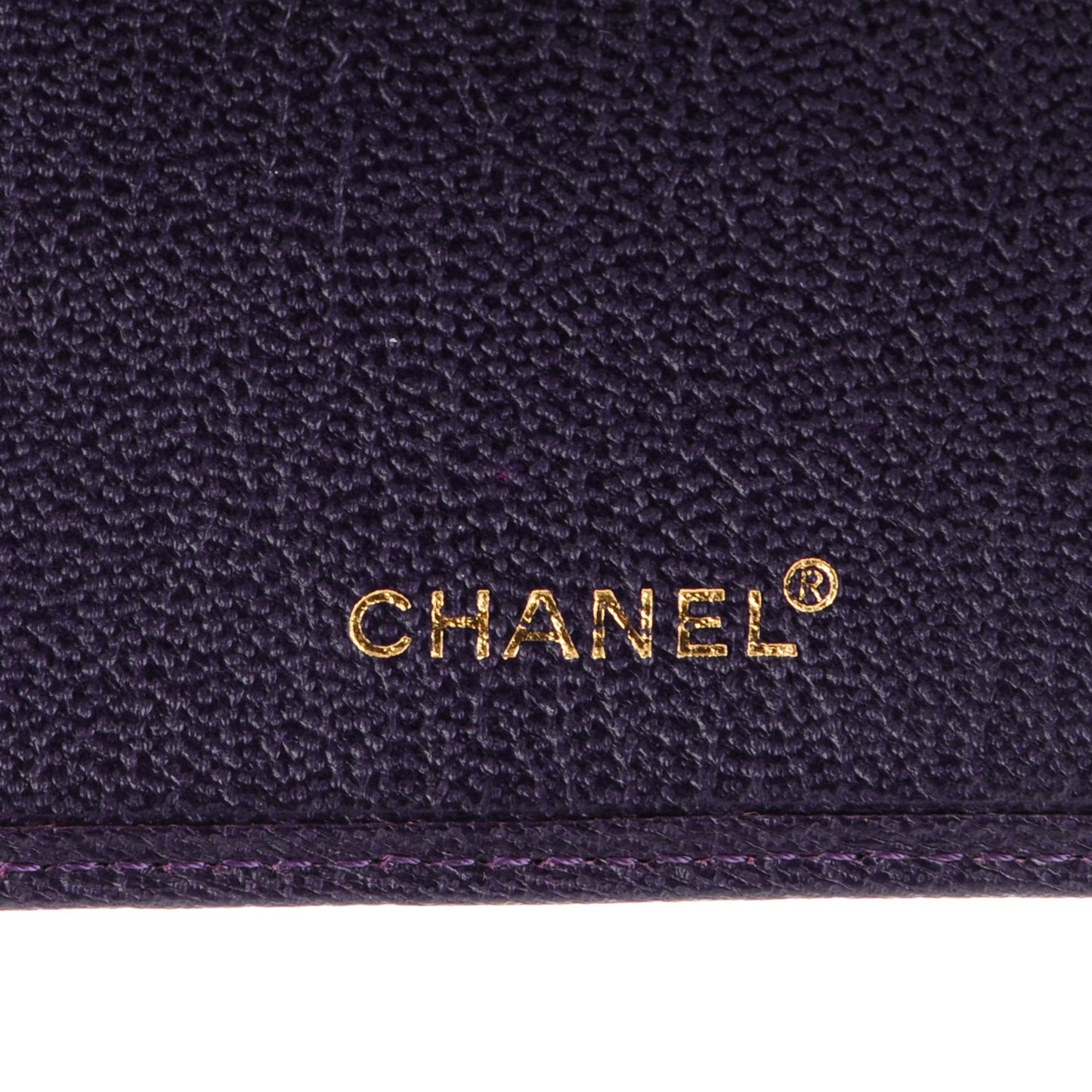 Goatskin Bi-Fold Wallet Purple